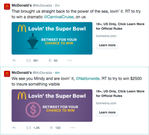 McDonald's Tweets