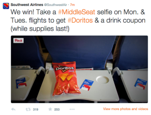 Southwest Airlines Tweet