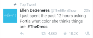 Ellen DeGeneres Tweet