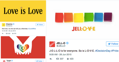 Brands react on social media to Supreme Court’s same-sex marriage ruling